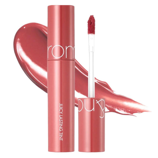 romand Juicy Lasting Tint Pink Pumpkin #11 Lip Makeup from rom&nd