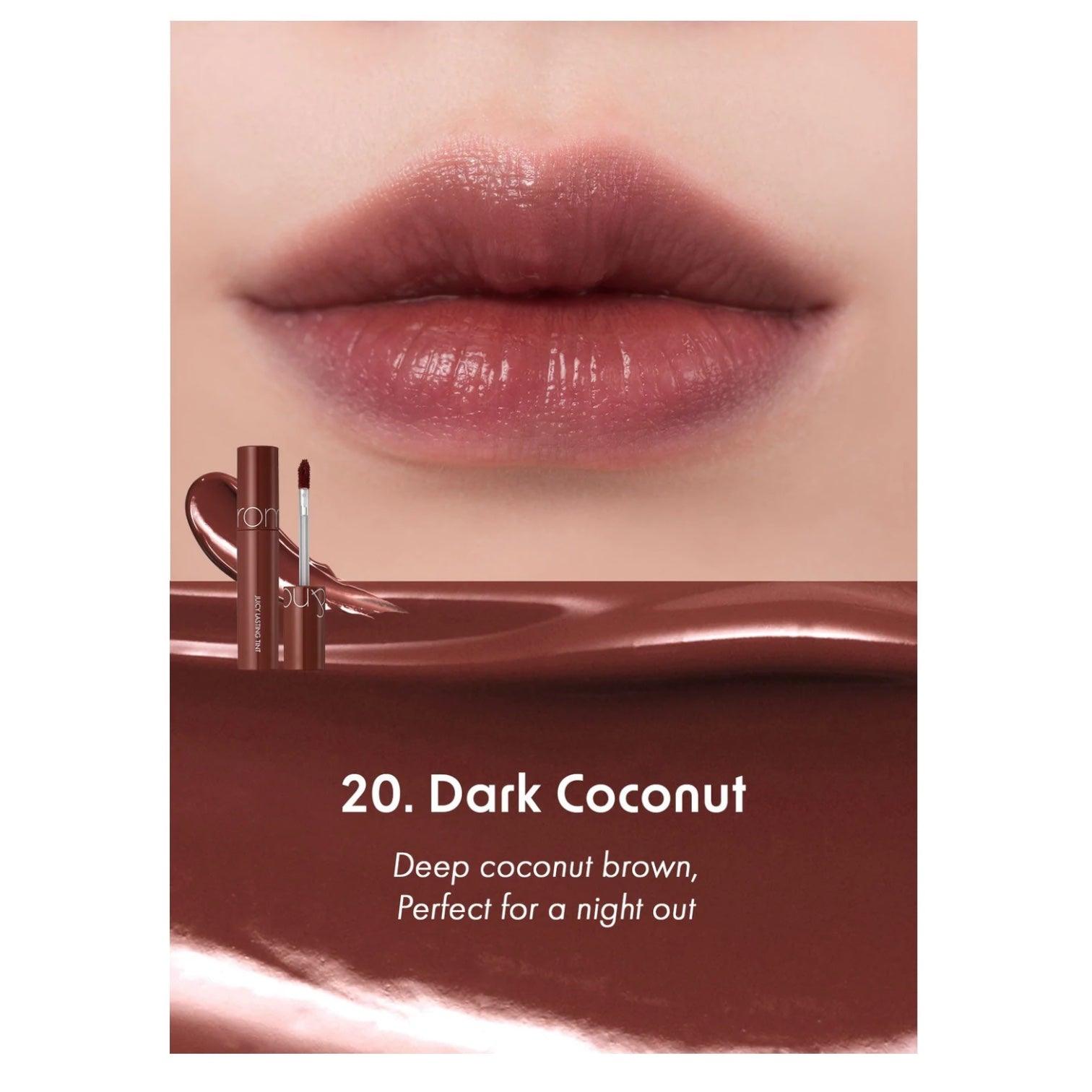 rom&nd Juicy Lasting Tint Dark Coconut #20