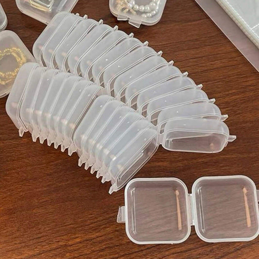10 pc Jewelry Clear Mini Boxes - Free Shipping Jewelry Holders from Felicity